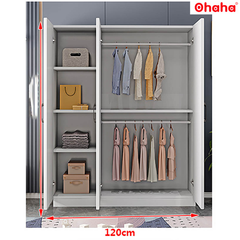 Tủ quần áo gỗ công nghiệp hiện đại Ohaha - HĐ005