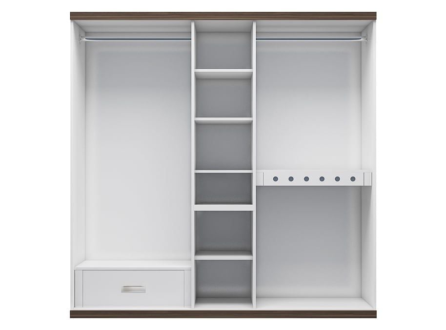 Tủ quần áo gỗ công nghiệp cao cấp 5 cánh Ohaha - TQA039