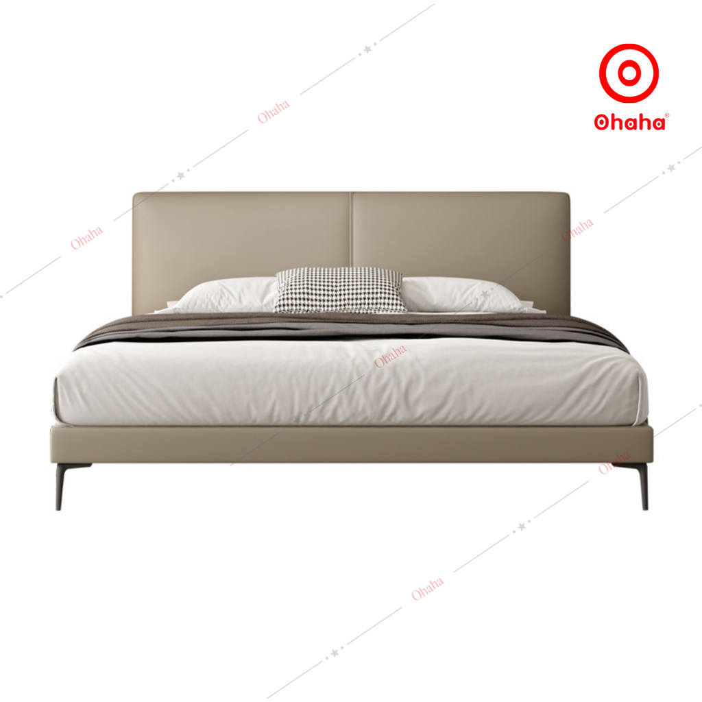 Giường ngủ công nghiệp bọc nệm OHAHA - GN041