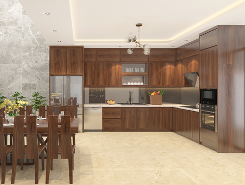 Mẫu Phòng Bếp Nhà Phố - TB016