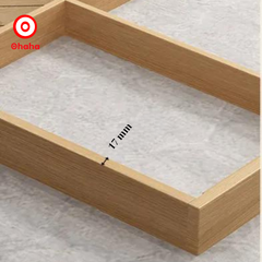 Giường ngủ bệt kiểu Nhật kèm vách đầu giường Ohaha - GB005