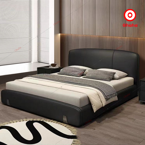 Giường ngủ công nghiệp bọc nệm OHAHA - GN042