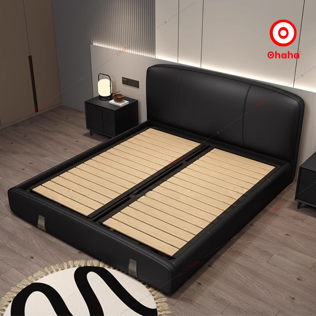 Giường ngủ công nghiệp bọc nệm OHAHA - GN042