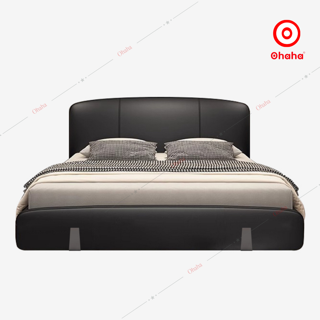 Giường ngủ công nghiệp bọc nệm OHAHA - GN042