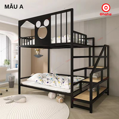 Giường tầng thông minh khung sắt Ohaha - GTS034