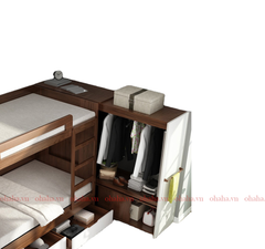 Giường tầng thông minh cao cấp Ohaha - GTCC022