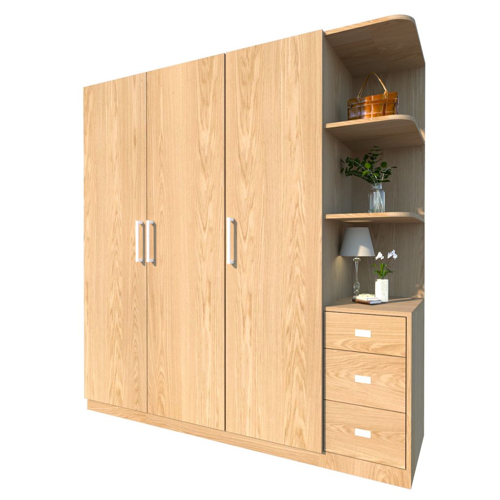 Tủ Quần Áo Gỗ Cao Cấp OHAHA 002
