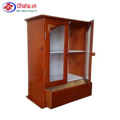 TỦ THUỐC GIA ĐÌNH GỖ CAO SU (MÀU VÀNG) 02-OH OHAHA