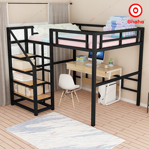 Giường tầng thông minh khung sắt Ohaha - GTS026