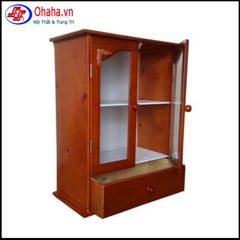 TỦ THUỐC GIA ĐÌNH GỖ CAO SU (MÀU VÀNG) 02-OH OHAHA