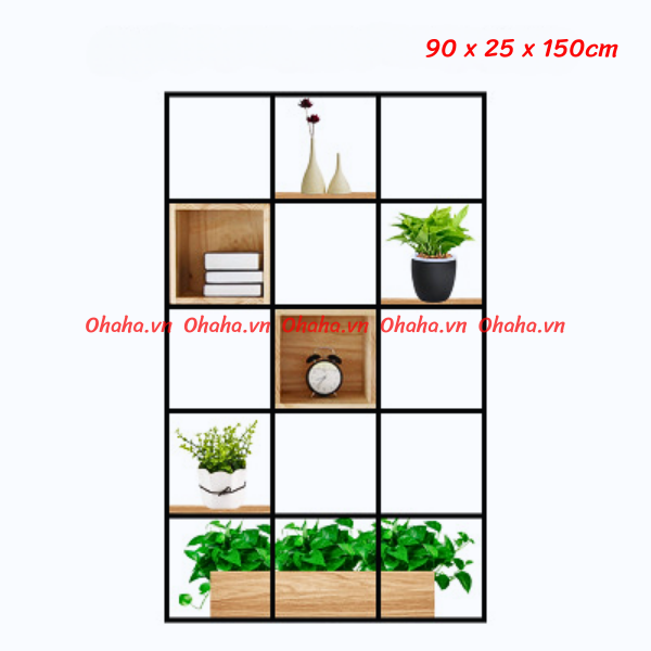 Kệ trang trí phòng khách đa năng Ohaha - KTT002