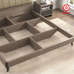 Giường ngủ công nghiệp bọc nệm OHAHA - GN030