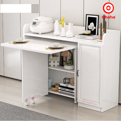 Bộ bàn ăn thông minh xếp gọn kèm hệ tủ đồ - BA020