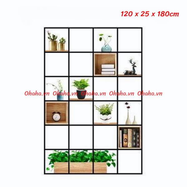 Kệ trang trí phòng khách đa năng Ohaha - KTT002