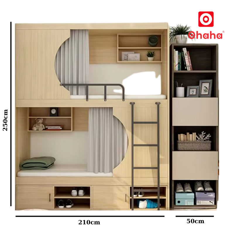 Giường tầng hộp thông minh ohaha - GTTM052