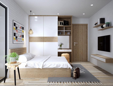 Mẫu Phòng Ngủ Chung Cư Mới-020