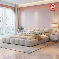 Giường ngủ công nghiệp bọc nệm OHAHA - GN046