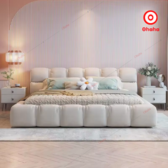 Giường ngủ công nghiệp bọc nệm OHAHA - GN046