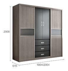 Tủ Quần Áo Gỗ Công Nghiệp Hiện Đại OHAHA - HĐ015