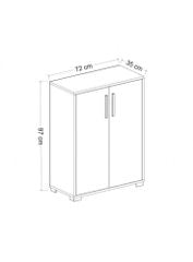 Tủ giày thông minh nhiều ngăn tiện dụng Ohaha - TG017