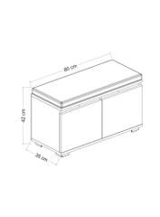 Tủ giày đa năng bọc nệm - TG016