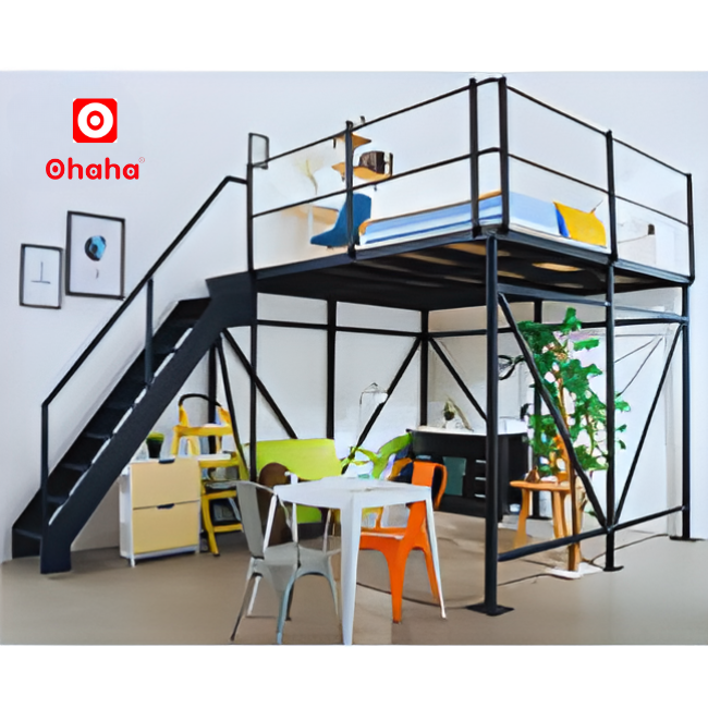 GIƯỜNG TẦNG THÔNG MINH KHUNG SẮT OHAHA - GTS022