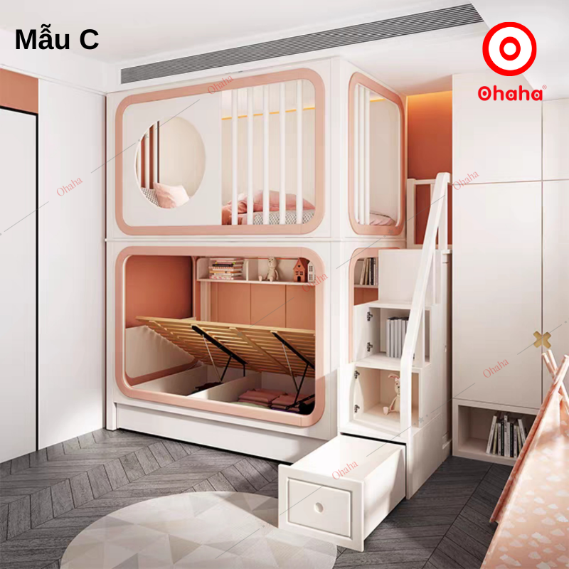 Giường tầng thông minh cao cấp Ohaha - GTCC030