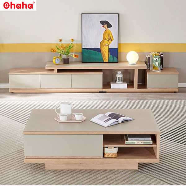 Bàn trà sofa OHAHA kiểu dáng độc đáo - BT003