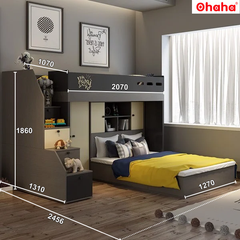 Giường tầng thông minh đa năng Ohaha - GTĐN003