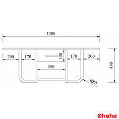 Bàn trà OHAHA hiện đại kiểu dáng nhỏ gọn tiện nghi - BT012