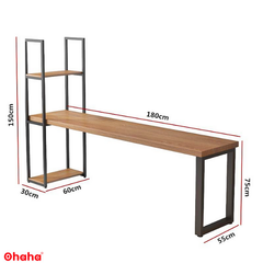 Giường tầng thông minh khung sắt có bàn học Ohaha - GTS001