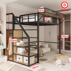 Giường tầng thông minh khung sắt Ohaha - GTS027