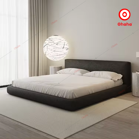 Giường ngủ công nghiệp bọc nệm OHAHA - GN048