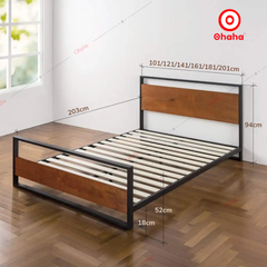 Giường sắt hiện đại Ohaha - GS006