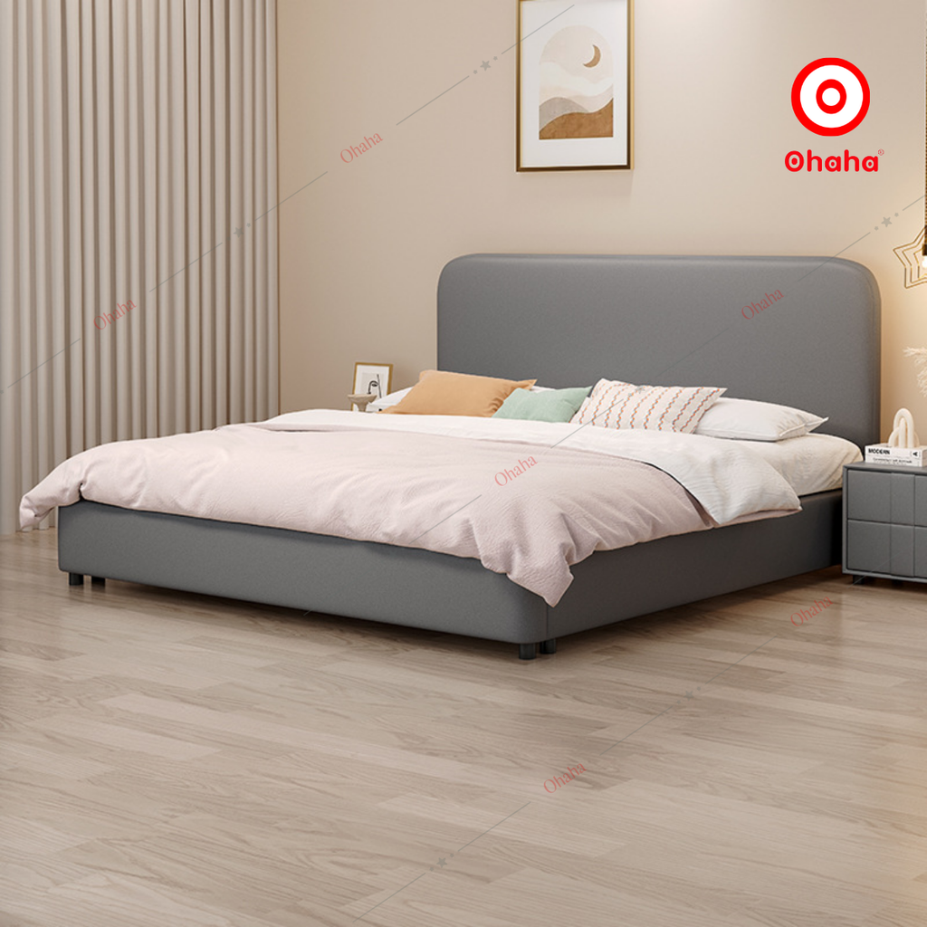 Giường ngủ công nghiệp bọc nệm OHAHA - GN044