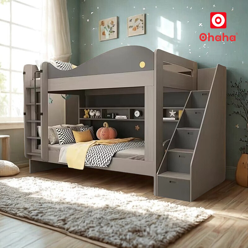 Giường tầng cá heo thông minh Ohaha - GTTM054