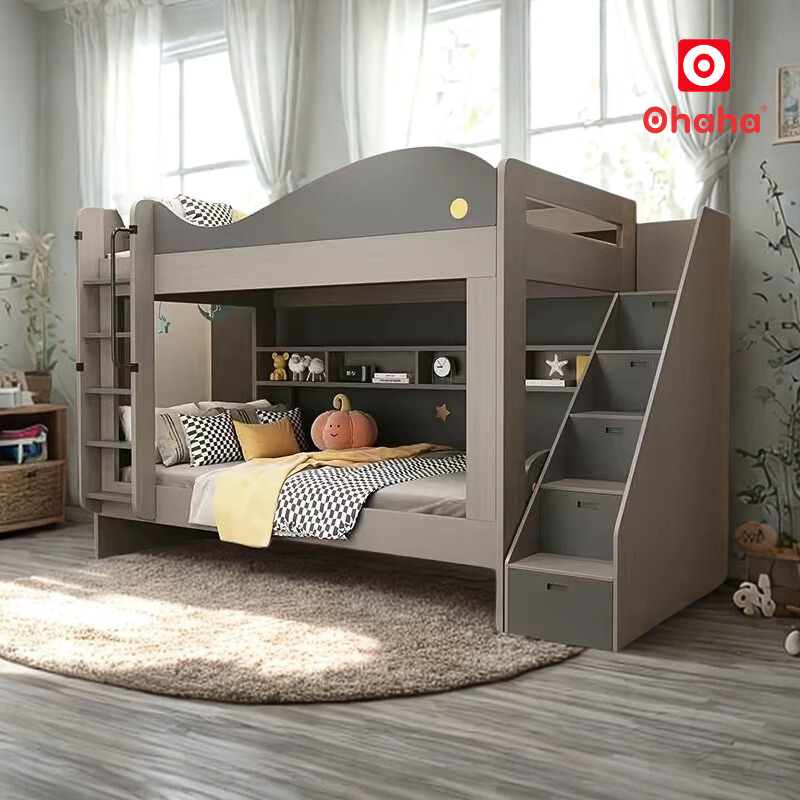 Giường tầng cá heo thông minh Ohaha - GTTM054