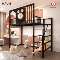Giường tầng thông minh khung sắt Ohaha - GTS034