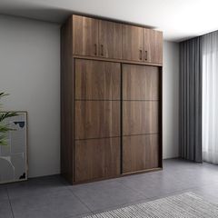 Tủ Quần Áo Gỗ Công Nghiệp Cánh Lùa Kiểu Vintage Ohaha - VI003