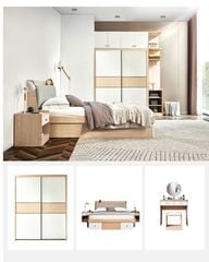 Tủ Quần Áo Gỗ Công Nghiệp Cánh Lùa OHAHA - CL009