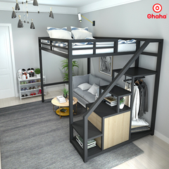 Giường tầng thông minh khung sắt Ohaha - GTS037