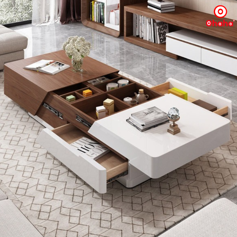 Bàn sofa xếp gọn OHAHA kiểu dáng độc đáo - BDN003