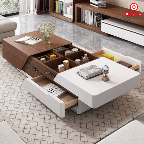 Bàn sofa xếp gọn OHAHA kiểu dáng độc đáo - BDN003