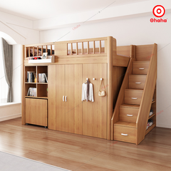 Giường tầng thông minh Ohaha kết hợp tủ áo - GTTM047