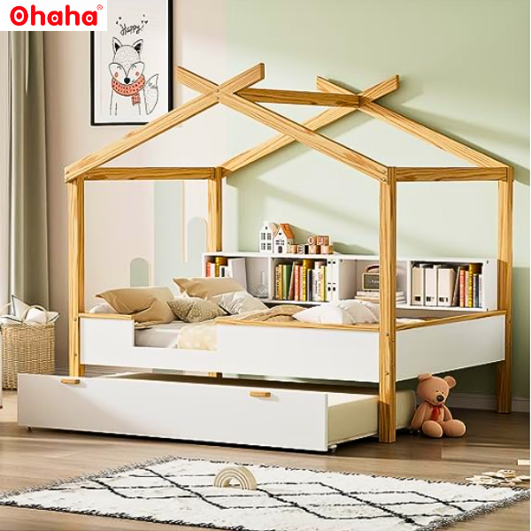 Giường tầng thông minh cao cấp kiểu ngôi nhà Ohaha - GTCC013