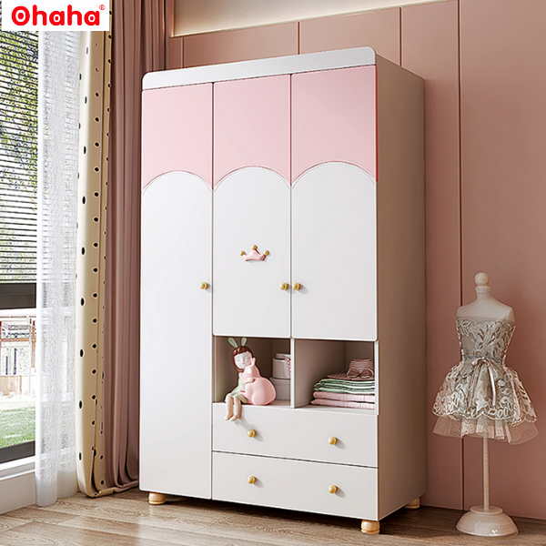 Tủ Quần Áo Trẻ Em Hiện Đại Ohaha - TAK014