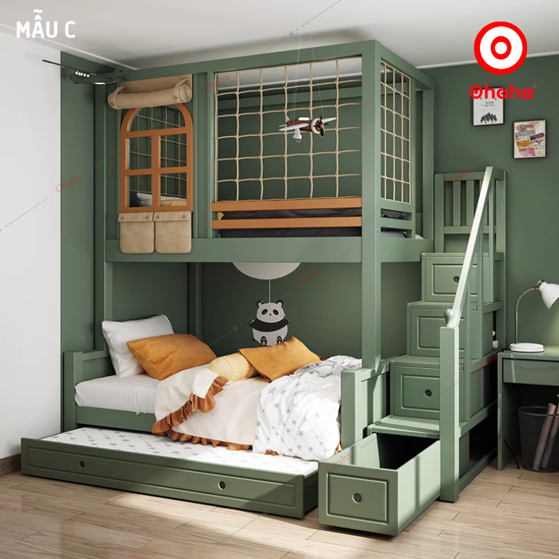 Giường tầng thông minh cao cấp Ohaha - GTCC028