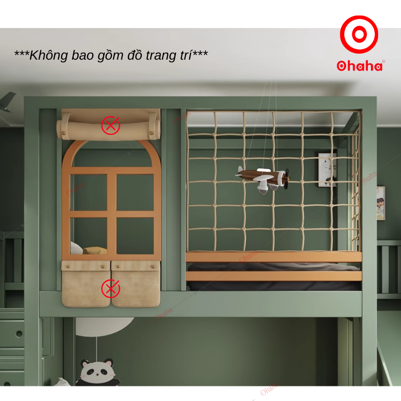 Giường tầng thông minh cao cấp Ohaha - GTCC028