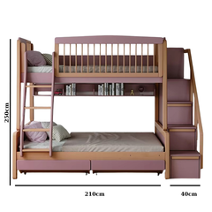 Giường tầng thông minh mộng mơ Ohaha - GTTM055