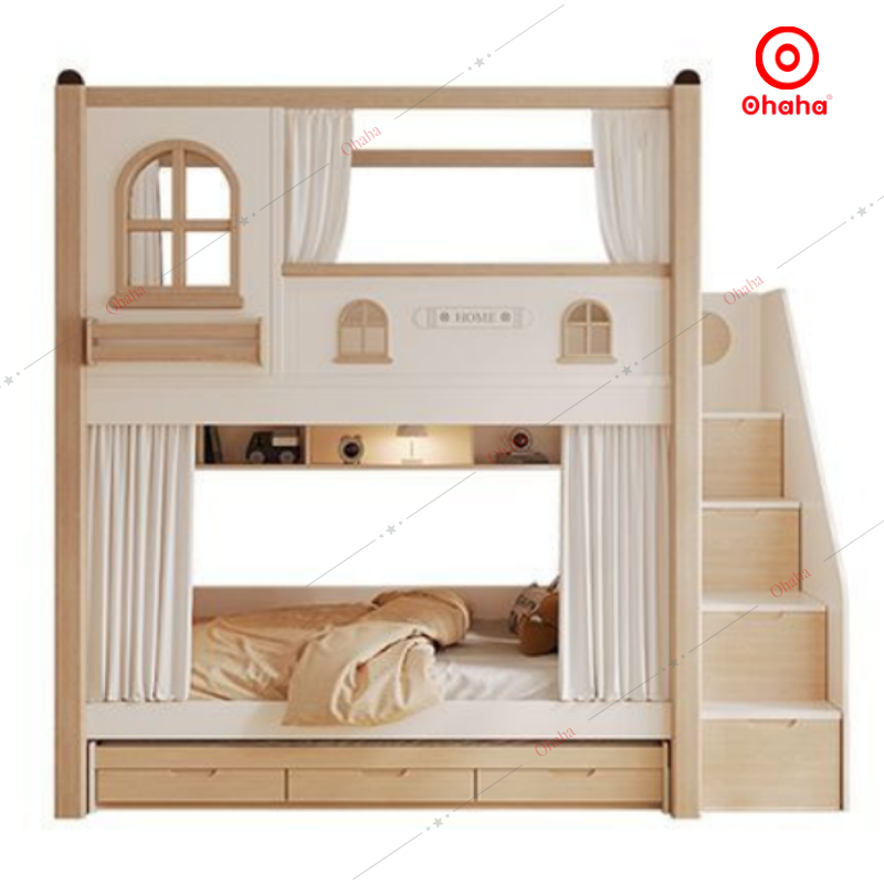 Giường tầng thông minh cao cấp Ohaha - GTTM044